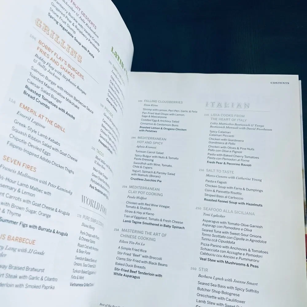 Food & Wine Best of the Best Cookbook Recipes